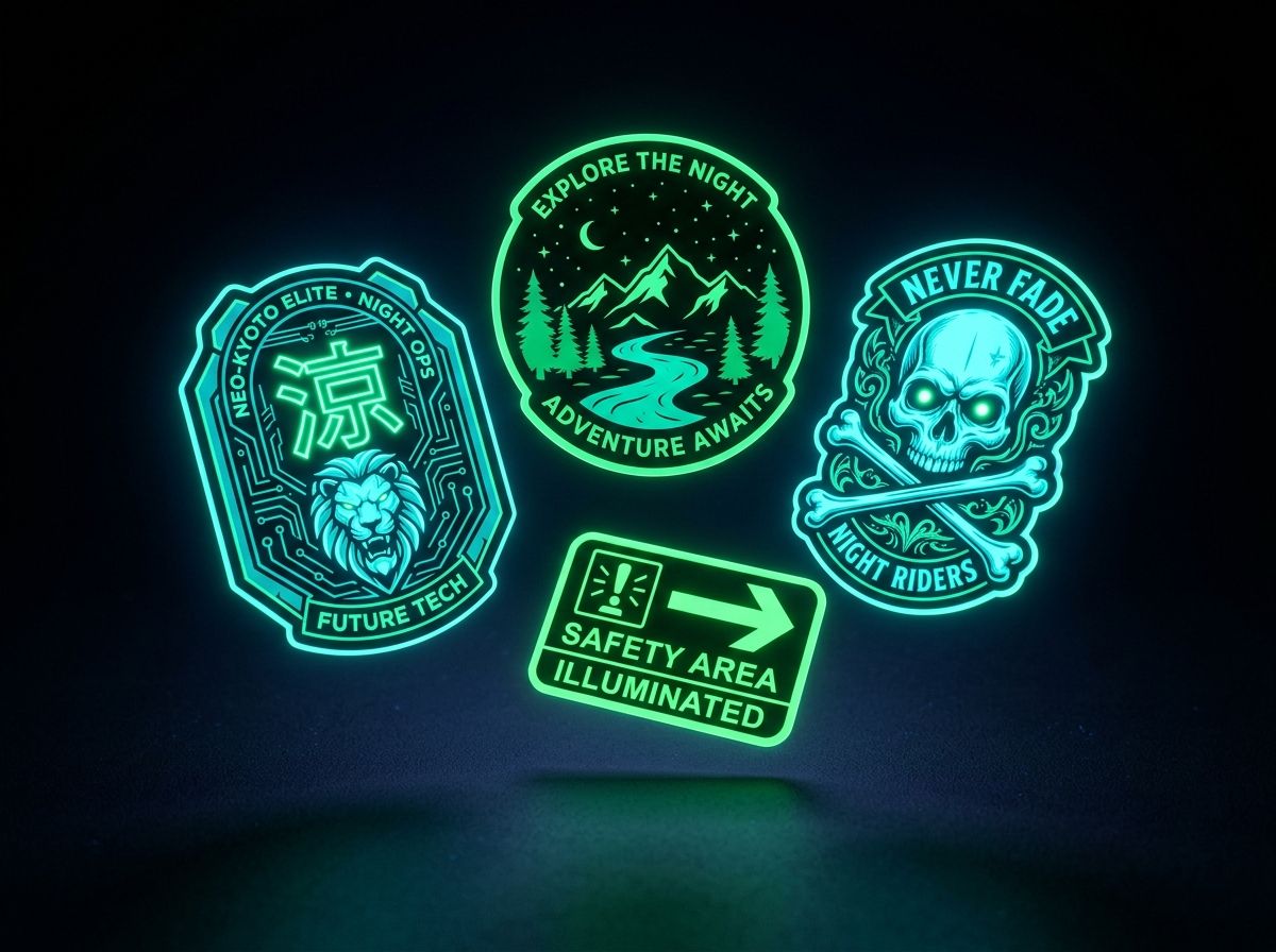 Commercial Night Glow Stickers Showcase